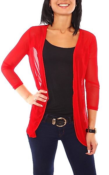 Muse Cardigan Mesh Cardigan Jäckchen transparent günstig online kaufen