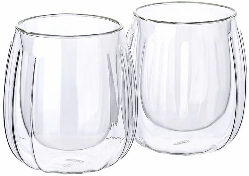 Mulex Latte-Macchiato-Glas "Mulex Gläser Set Manhattan" doppelwandig, ideal günstig online kaufen