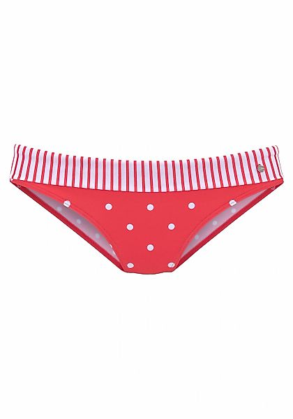 s.Oliver Bikini-Hose "Audrey" mit Umschlagbund und Mustermix günstig online kaufen
