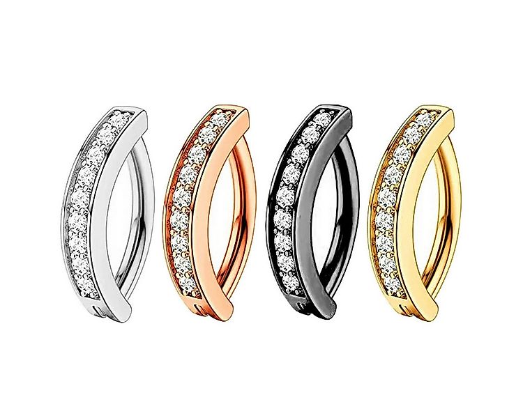 Taffstyle Bauchnabelpiercing Clicker Scharnier Bauchpiercing Ring Chirurgen günstig online kaufen