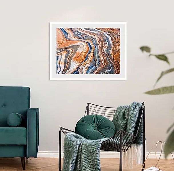 queence Bild »Jane«, Abstrakt, Abstrakt, Marmor, gerahmt günstig online kaufen