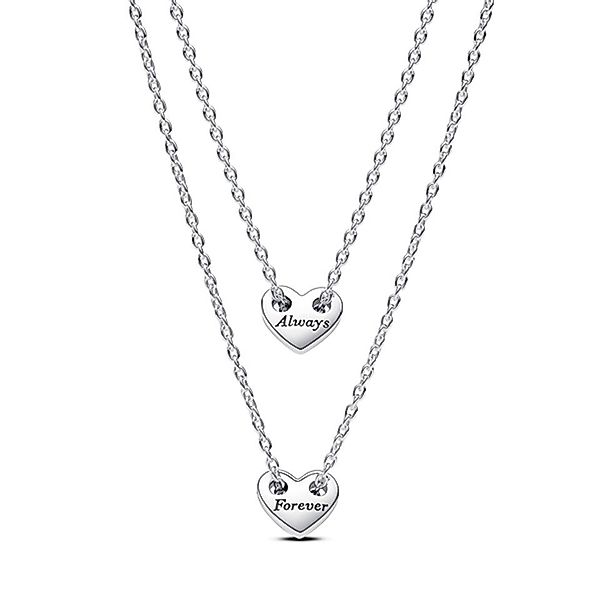 Pandora Collier PANDORA MOMENTS Collier Herz "Forever & Always" 393207C00 günstig online kaufen