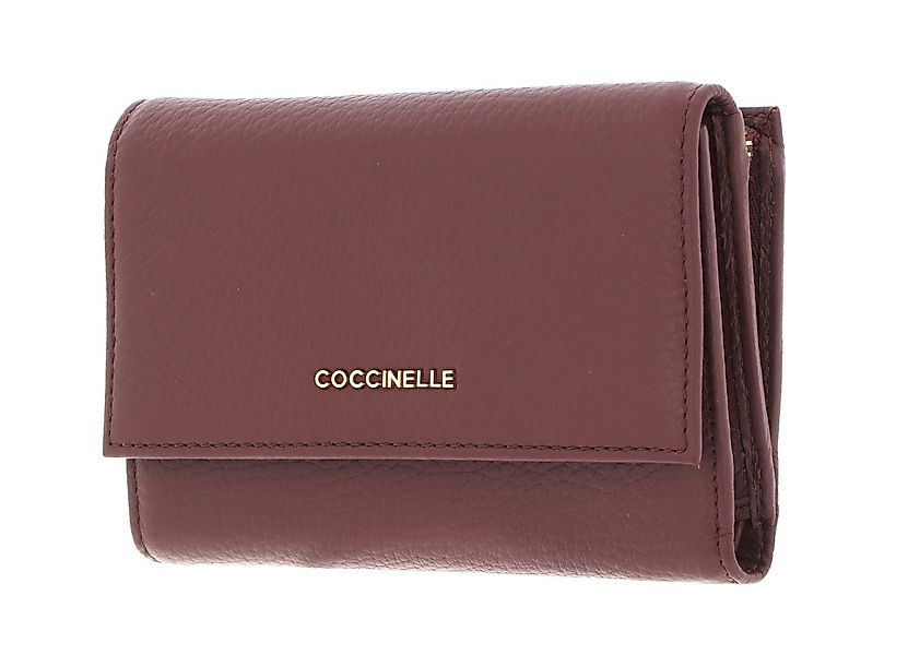 COCCINELLE Geldbörse Metallic Soft, aus echtem günstig online kaufen