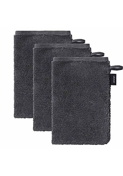 JOOP Waschhandschuh "Waschlappen Doubleface 3er Pack" günstig online kaufen