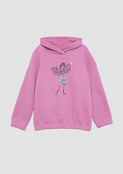 s.Oliver Sweatshirt Sweatshirt Wärmendes Sweatshirt mit Schalkragen und Gli günstig online kaufen