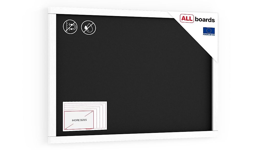 ALLboards Tafel ALLboards Kreidetafel Holzrahmen Schreibtafel günstig online kaufen