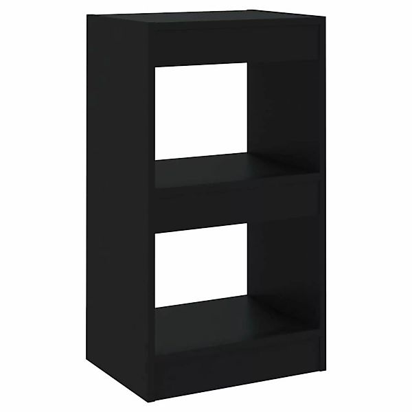 vidaXL Bücherregal Bücherregal/Raumteiler Schwarz 40x30x72 cm, günstig online kaufen