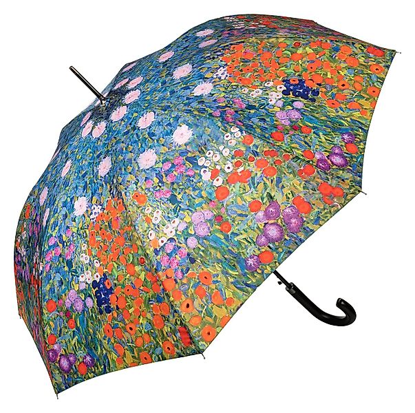 von Lilienfeld Stockregenschirm Motivschirm Gustav Klimt Bauerngarten Kunst günstig online kaufen