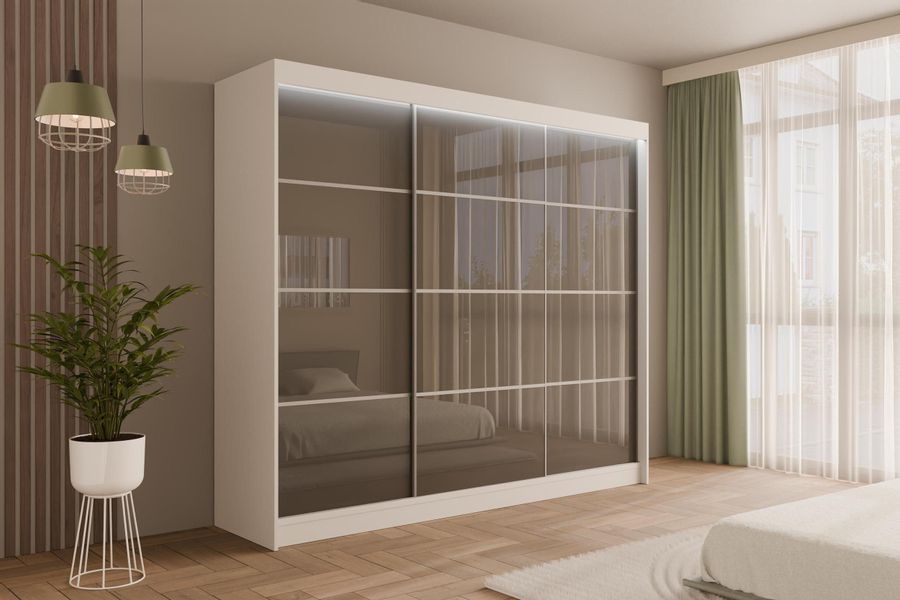 ALTDECOR Schiebetürenschrank PEKA3 (Kleiderschrank Garderobenschrank mit günstig online kaufen