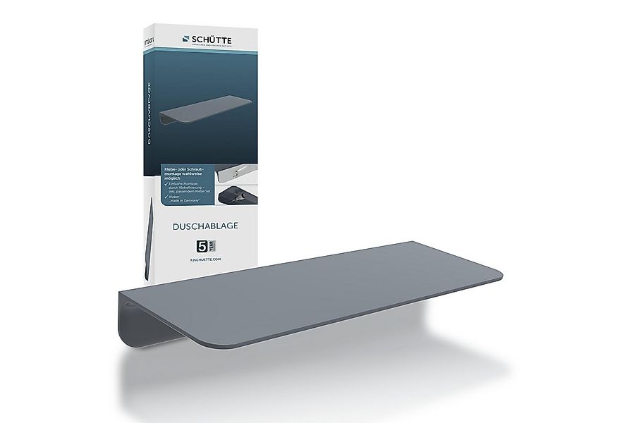 Schütte Duschregal, ohne Bohren, Bad Regal für Badezimmer in Weiß oder Anth günstig online kaufen