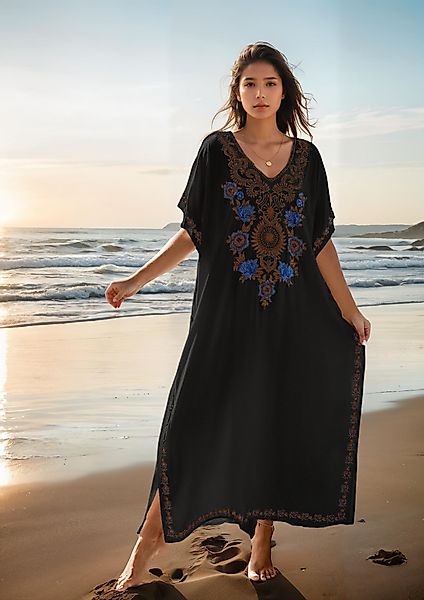 RWEUOQ Blusenkleid Damen Elegante Strandponcho Ethnischer günstig online kaufen