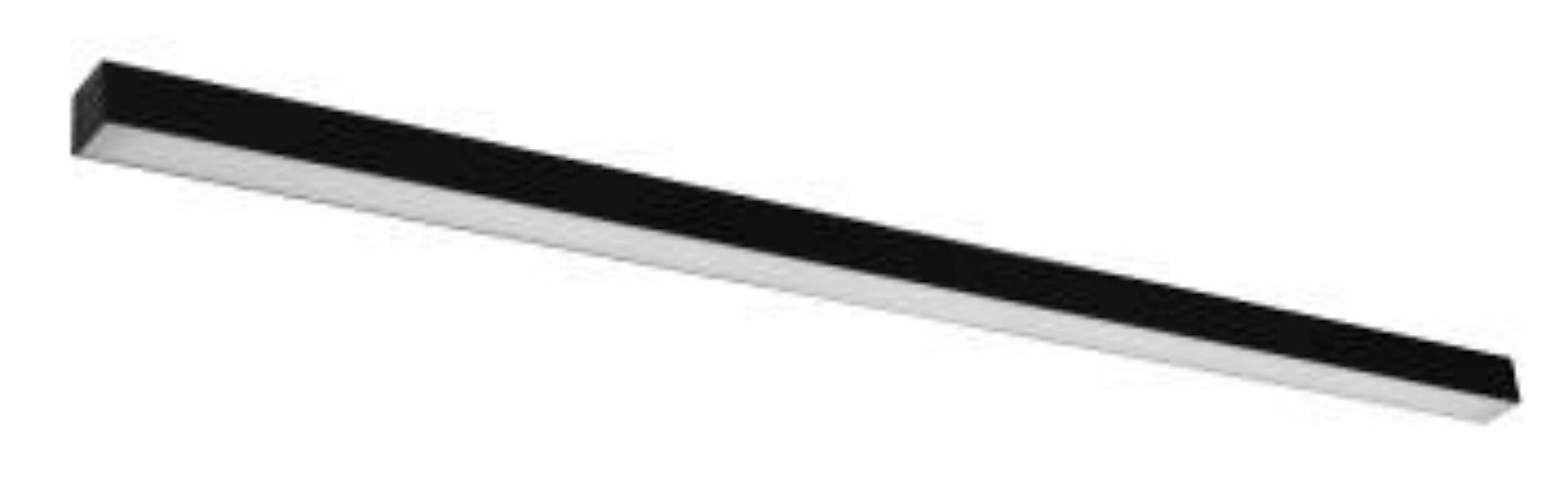 LED Wandleuchte hell 150 cm Downlight Schwarz blendarm günstig online kaufen