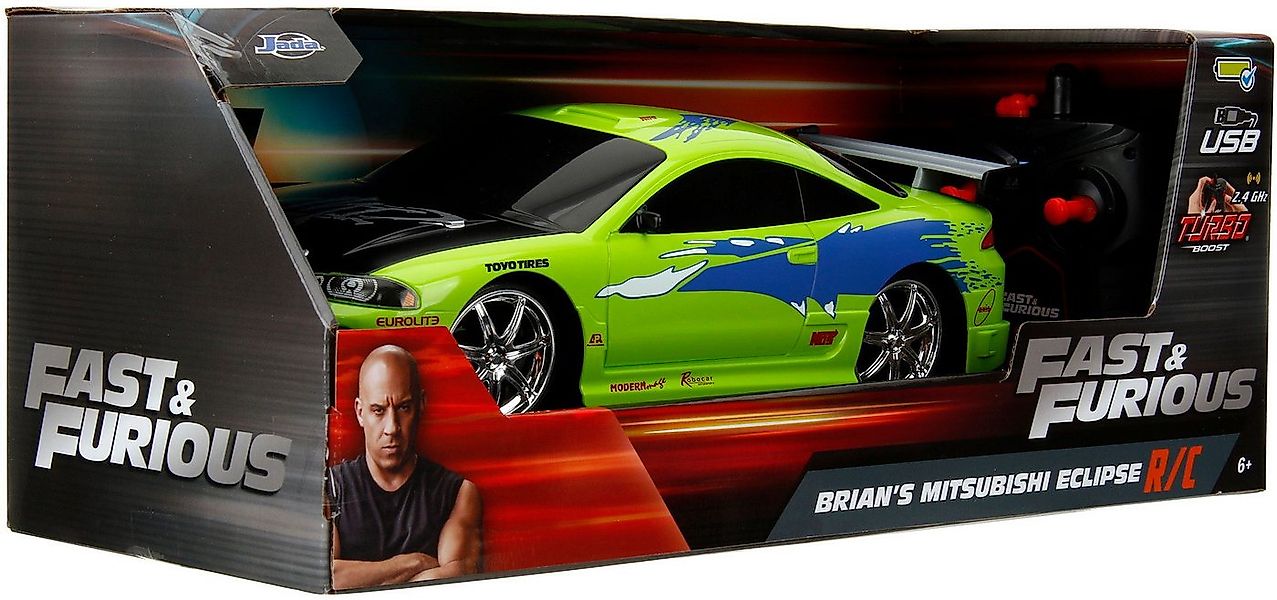JADA Spielzeug-Auto ferngesteuertes Auto RC Fast & Furious 1995 Mitsubishi günstig online kaufen