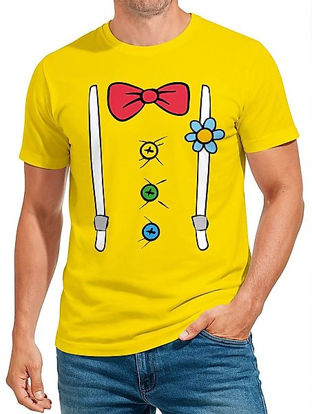 MoonWorks Print-Shirt Herren T-Shirt Fasching Karneval Clown Kostüm-Ersatz günstig online kaufen