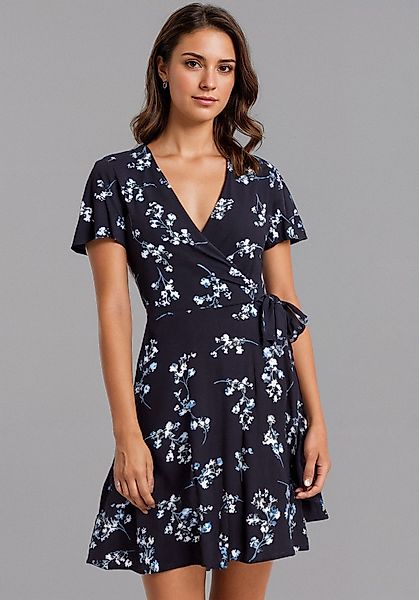 Laura Scott Sommerkleid in Wickeloptik mit günstig online kaufen