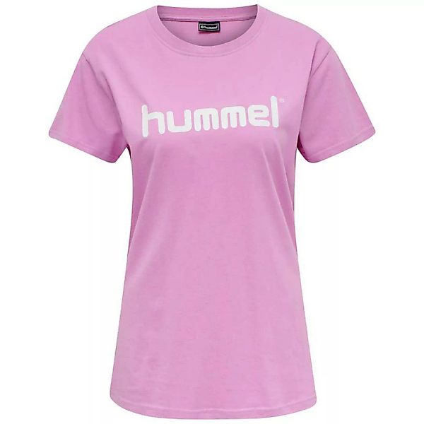 Hummel Go Cotton Logo Kurzärmeliges T-shirt M Orchid günstig online kaufen