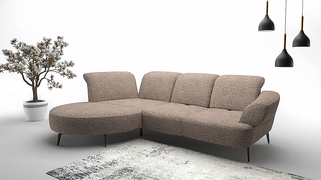 sit&more Ecksofa "Dance, L-Form, inkl. Sitztiefenverstellung" inkl. Click&S günstig online kaufen