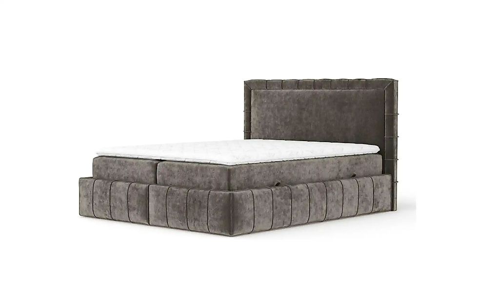 Boxspringbett mit Stauraum   ¦ braun ¦ Maße (cm): B: 207 H: 123 Betten > Ko günstig online kaufen