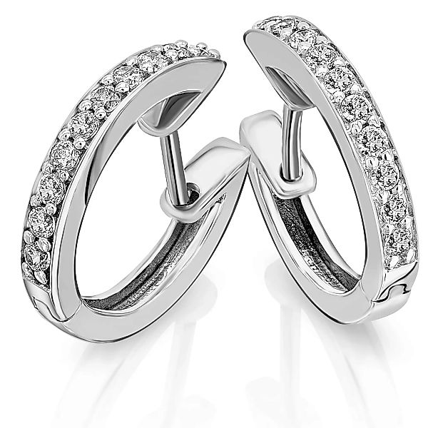 ONE ELEMENT Paar Creolen "0,35 ct Diamant Brillant Ohrringe Creolen aus 585 günstig online kaufen