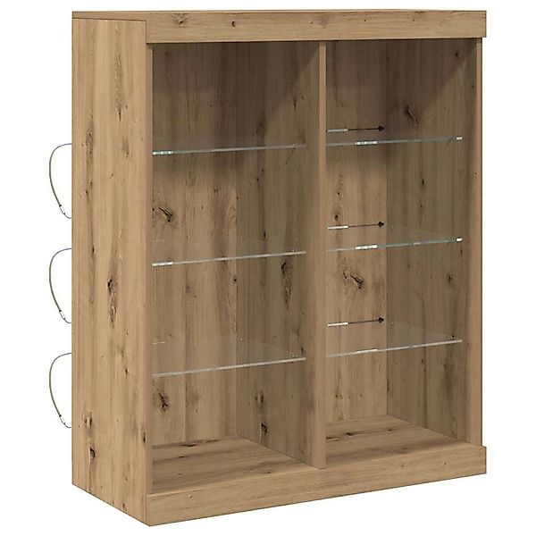 vidaXL Sideboard Eiche Handwerklich 41 x 37 x 100 cm Holzwerkstoff 863049 günstig online kaufen