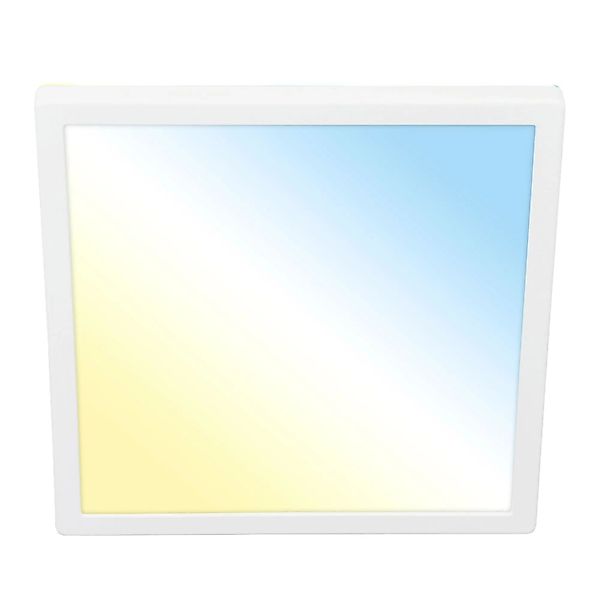 Briloner LED-Deckenleuchte Kada CCT Ultraflach 29,5 x 29,5 x 2,8 cm Weiß günstig online kaufen