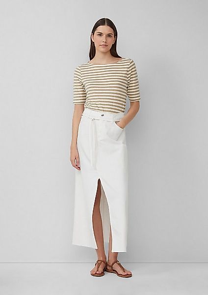 s.Oliver Maxirock Rock Jeansrock in A-Shape mit offenem Saum günstig online kaufen