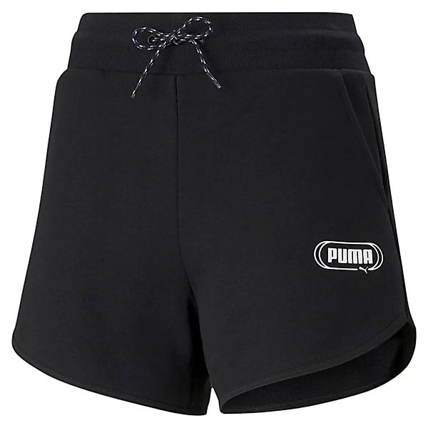 Puma Rebel High Waist 4´´ Shorts Hosen L Puma Black günstig online kaufen