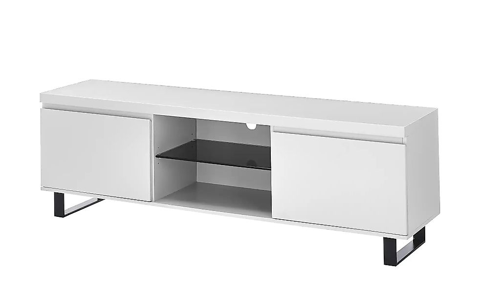 Lowboard  Meyenburg ¦ weiß ¦ Maße (cm): B: 166 H: 54 T: 40.0 Kommoden & Sid günstig online kaufen
