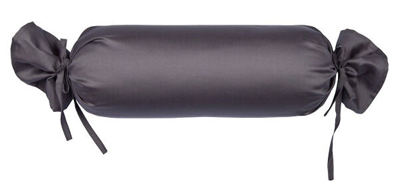 Janine Janine Mako-Satin Bettwäsche Colors 31001 anthrazit Größe:  15x40 cm günstig online kaufen