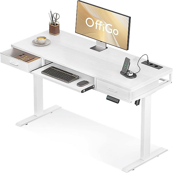 LuxusKollektion Schreibtisch Höhenverstellbarer Schreibtisch 120cm Elektris günstig online kaufen