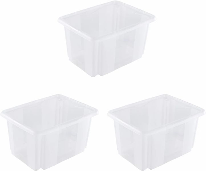 keeeper Aufbewahrungsbox "Emil, 3er Set, 15 L, 38 x 28,5 x 20,5 cm" ineinan günstig online kaufen