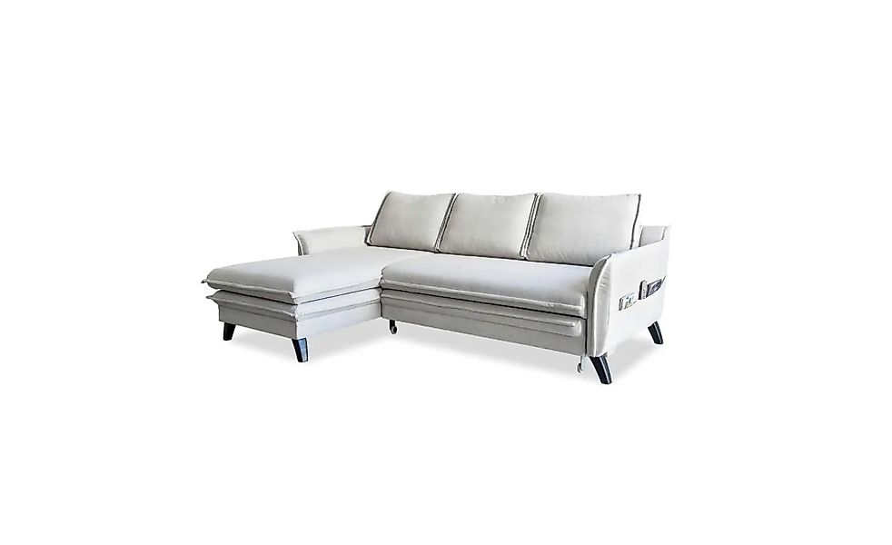 Miuform Ecksofa mit Schlaffunktion Charming Charlie ¦ beige ¦ Maße (cm): B: günstig online kaufen