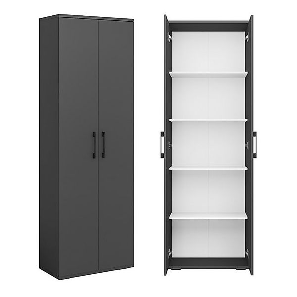 Bellamio Mehrzweckschrank Apol (Aktenschrank Anthrazit) mit 2 Türen, robust günstig online kaufen