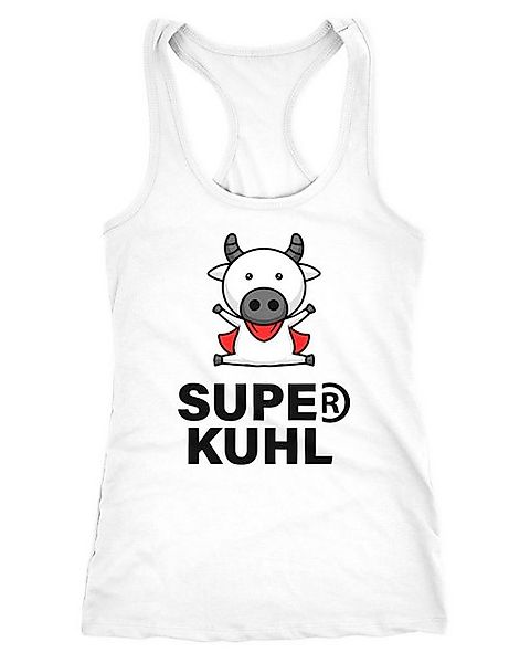 MoonWorks Tanktop Damen Tanktop Super Kuhl Kuh Racerback Moonworks® günstig online kaufen