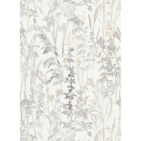 Erismann Vliestapete Casual Chic 10,05 m x 0,53 m Blumenwiese Cottage Creme günstig online kaufen
