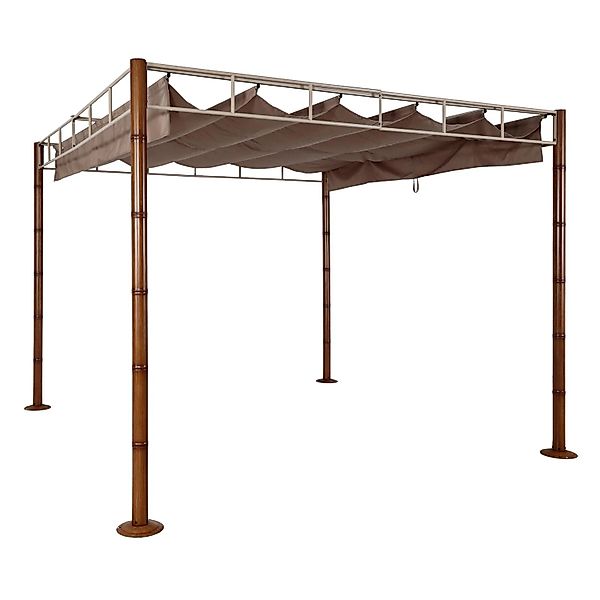 MCW Pergola L42 Taupe-Braun 3x3m günstig online kaufen