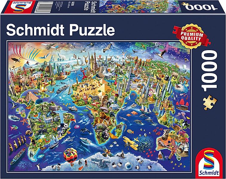 Schmidt Spiele Puzzle Entdecke unsere Welt, günstig online kaufen