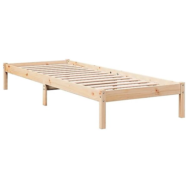 vidaXL Massivholzbett Extra Lang ohne Matratze 90x210 Kiefernholz 852402 günstig online kaufen