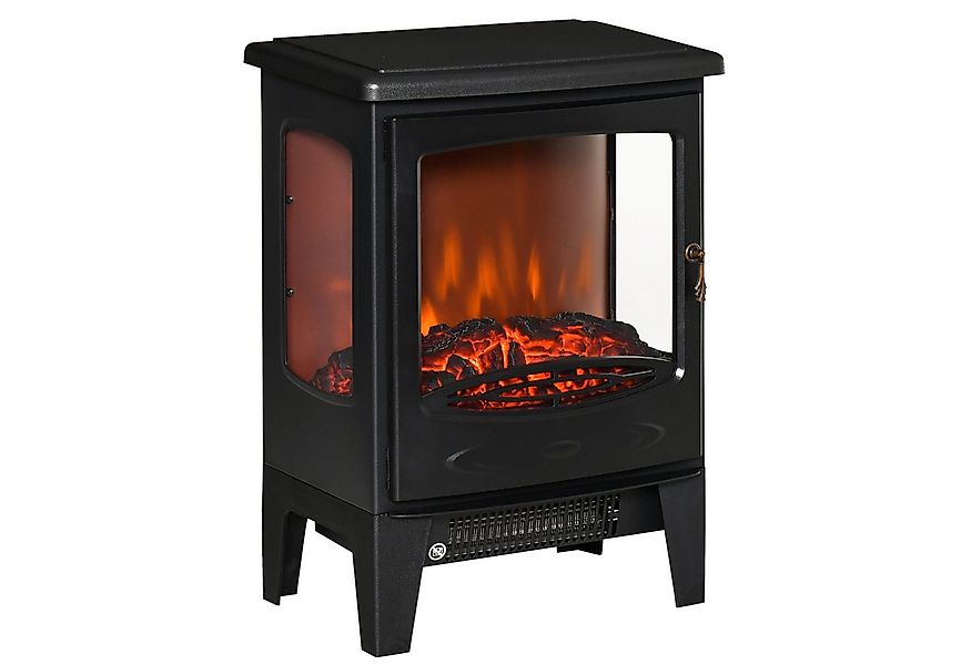 HOMCOM Elektrokamin mit Heizung, LED Flammeneffekt, mit Überhitzungsschutz, günstig online kaufen