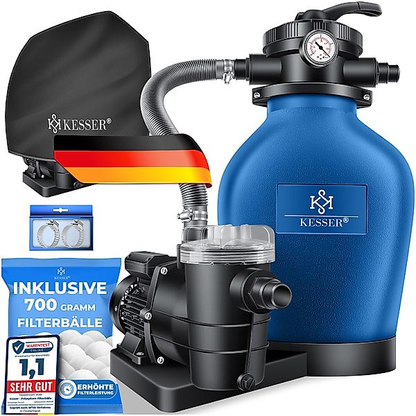 KESSER Sandfilteranlage 600W Sandfilter für Pools günstig online kaufen