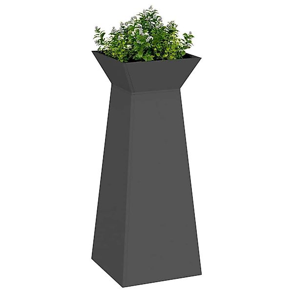 vidaXL Blumentopf Säulen Pflanzer Schwarz 40 günstig online kaufen