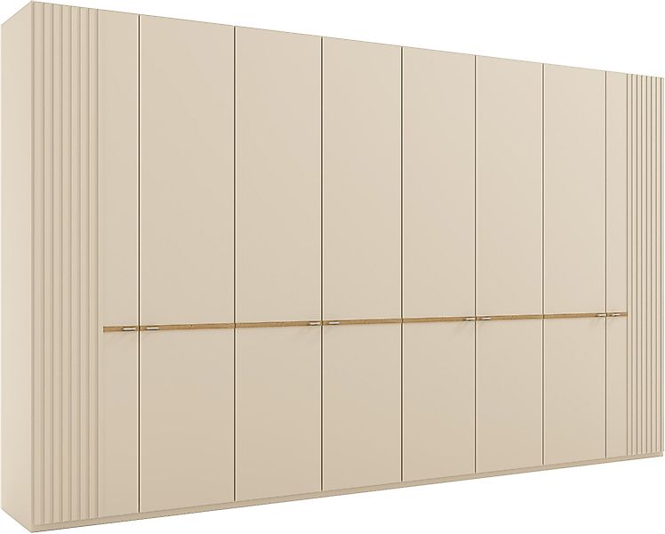 Musterring Drehtürenschrank "Isabelle" Lamellen in Korpusfarbe, Griffe in s günstig online kaufen