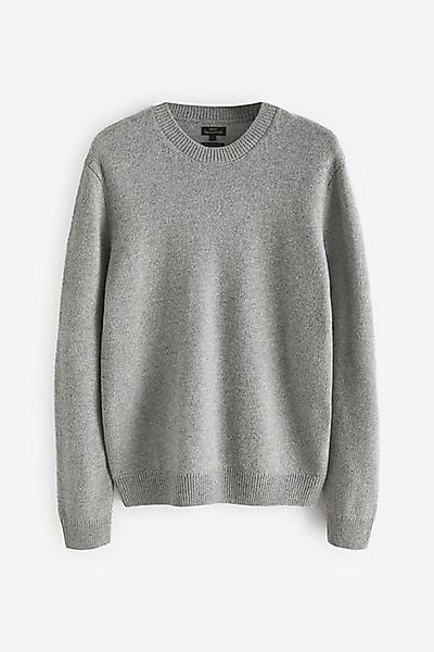Next Rundhalspullover Regular Fit Rundhalspullover aus 100 % Lambswool (1-t günstig online kaufen