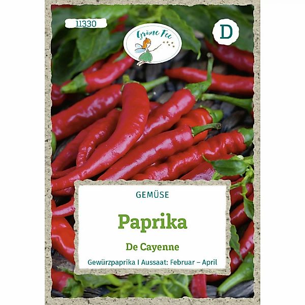 Grüne Fee Paprika De Cayenne Saatgut günstig online kaufen