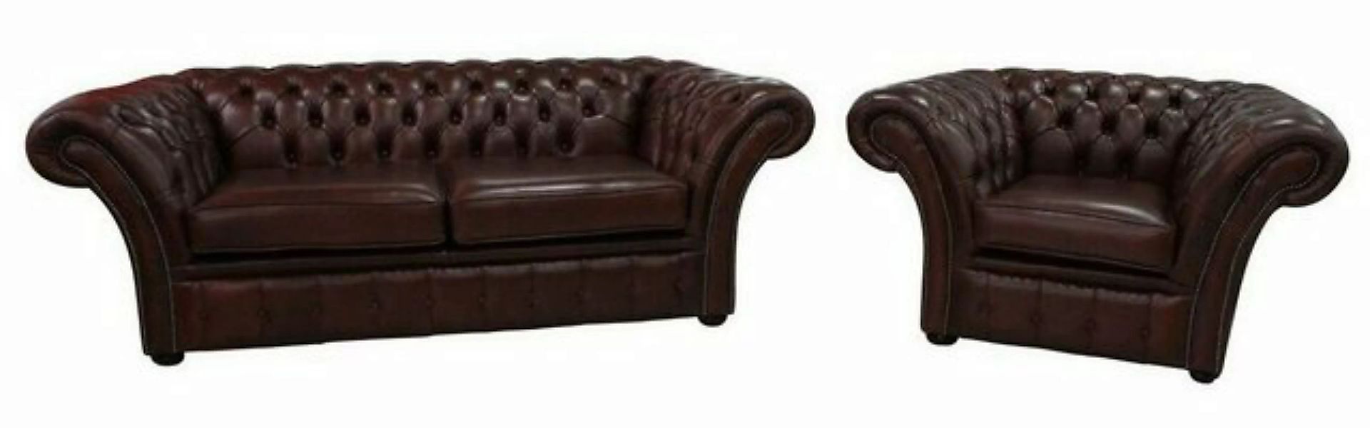 JVmoebel Chesterfield-Sofa, Chesterfield Couch Polster Sitz Sofagarnitur So günstig online kaufen