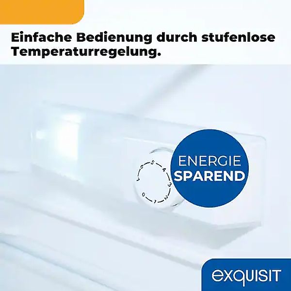 exquisit Kühlschrank KS16-V-H-010C weiss »KS16-V-H-010C weiss« 84,5 cm hoch günstig online kaufen