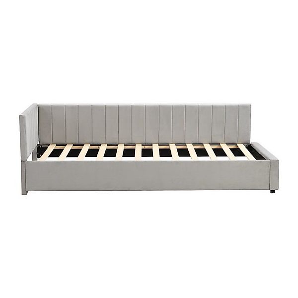 Rutaqian Schlafsofa Sofabett Daybett Einzelbett 90x200cm, Tagesbett Samtsto günstig online kaufen
