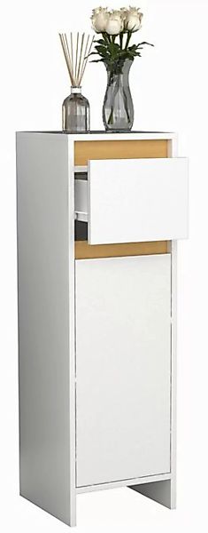 VCM Hochschrank "Badmöbel Midischrank Badschrank Schublade Malira", (1 St., günstig online kaufen