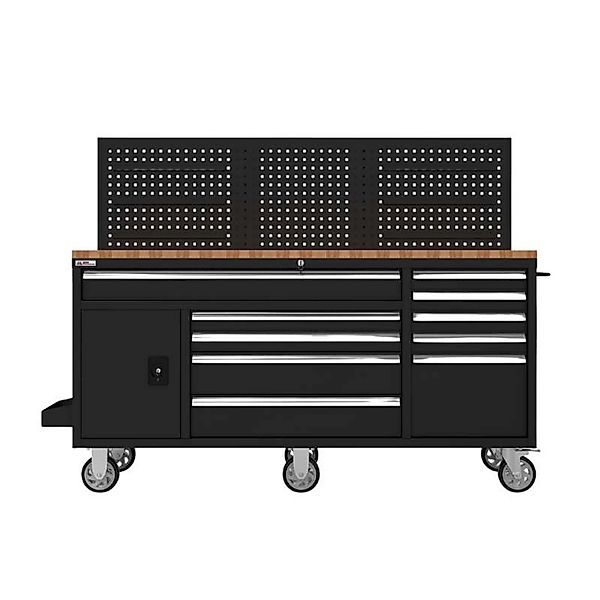 Galaflor Mobile Werkbank mit Lochwand und Arbeitsplatte 158 cm günstig online kaufen