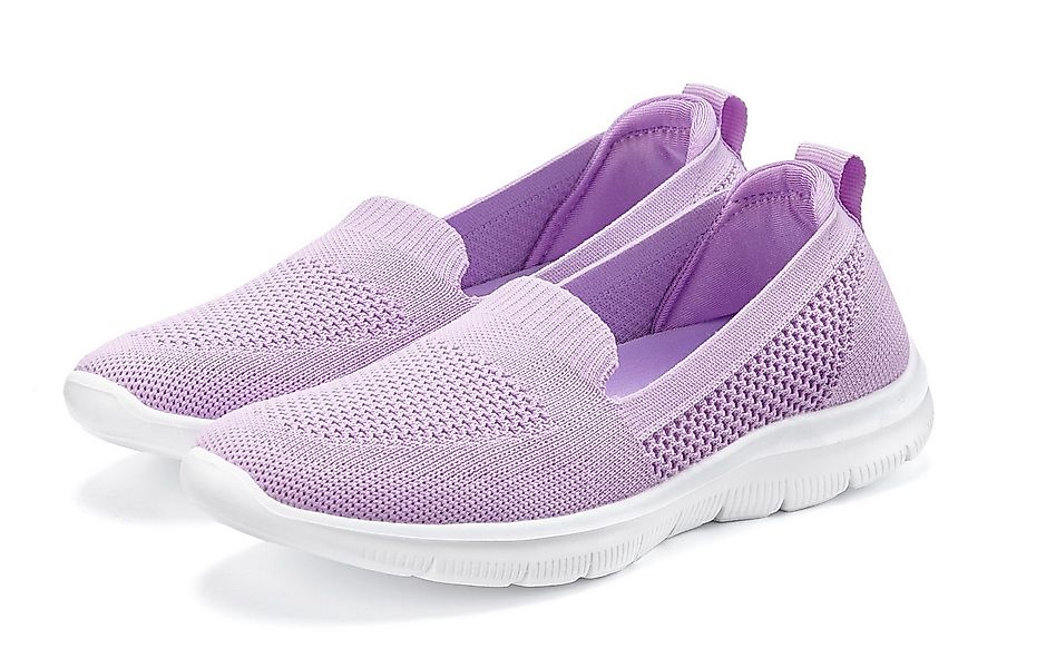 LASCANA Halbschuh, Sneaker Slipper aus bequemen Textil-Material zum Reinsch günstig online kaufen